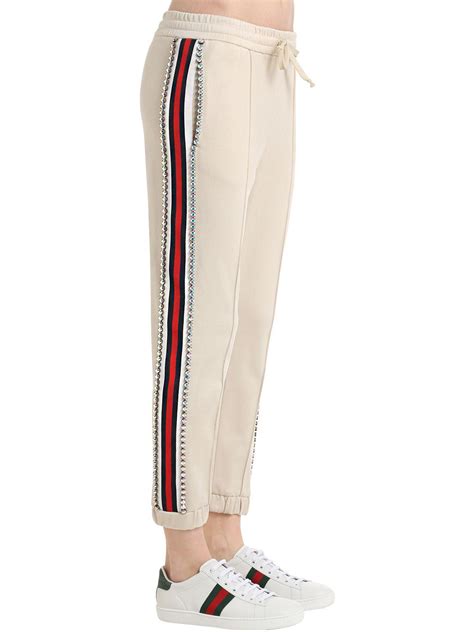 gucci womens pants|gucci track pants women's.